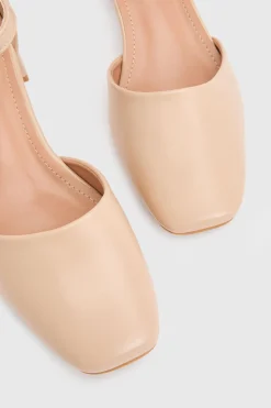 Escarpins Darcy À Bride Cheville Et Talon Bloc En Synthétiquecuir
