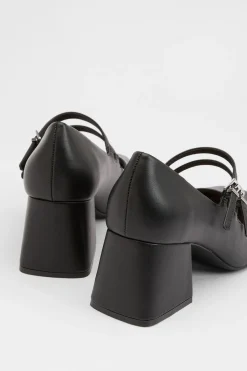 Dorothy Perkins Escarpins Dawn Coupe Large en synthétique à Double Bride Mary Jane et Talon Bloc Moyen< Chaussures À Talons|Escarpins