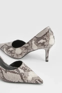 boohoo Escarpins à découpes asymétriques effet synthétique< Chaussures Festives|Chaussures À Talons