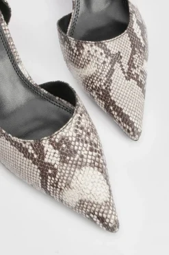 boohoo Escarpins à découpes asymétriques effet synthétique< Chaussures Festives|Chaussures À Talons