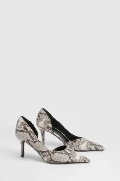 boohoo Escarpins à découpes asymétriques effet synthétique< Chaussures Festives|Chaussures À Talons