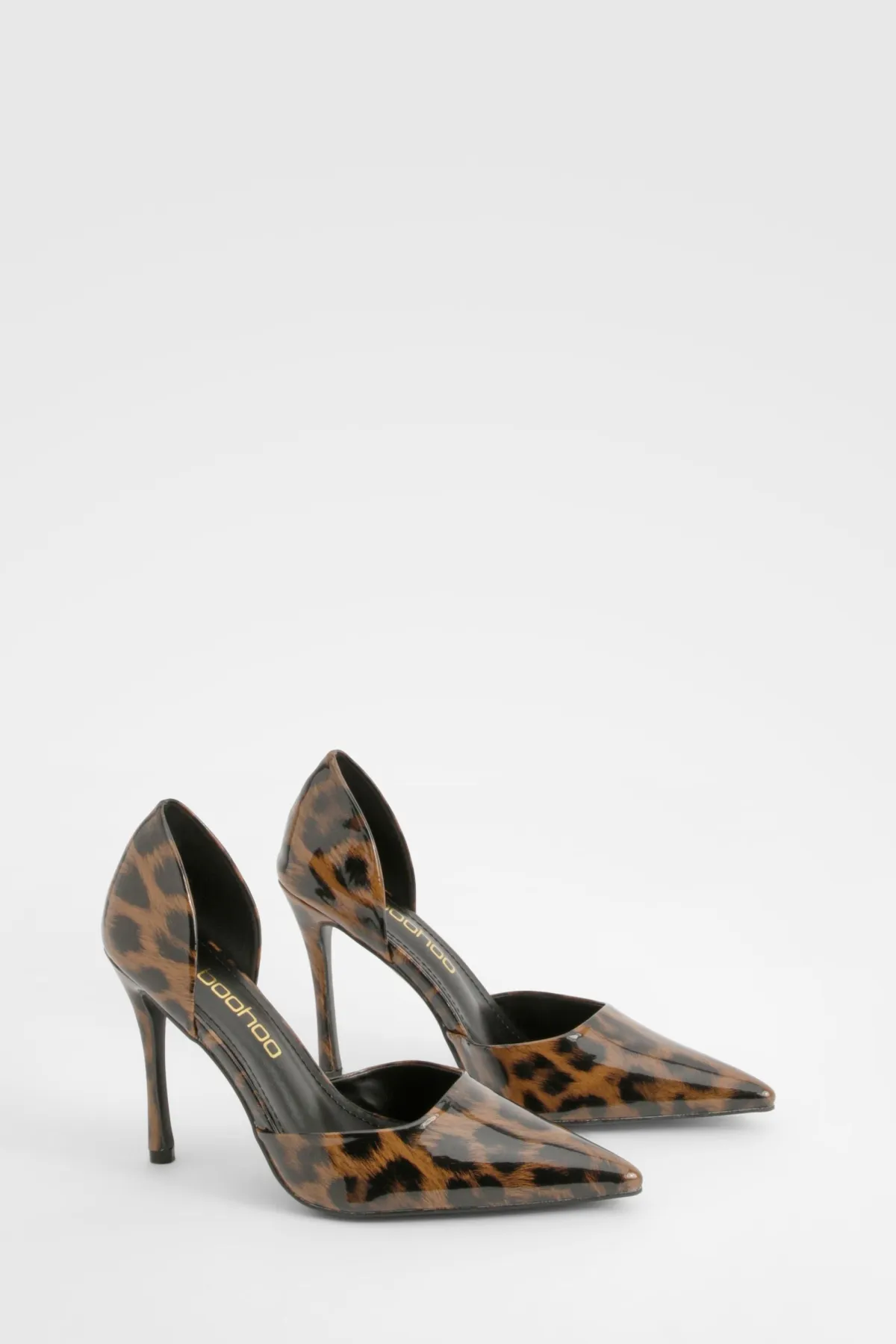 boohoo Escarpins à découpes et imprimé< Imprimé Léopard|Chaussures À Talons