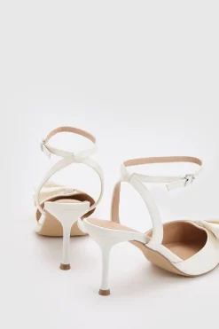 Coast Escarpins De Mariée Rosa En Satin À Détail Volant Et Talon Aiguille Haut< Chaussures À Talons|Satin Et Dentelle