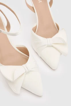 Coast Escarpins De Mariée Rosa En Satin À Détail Volant Et Talon Aiguille Haut< Chaussures À Talons|Satin Et Dentelle