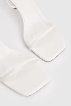 boohoo Escarpins À Deux Brides Coupe Large À Bout Carré Et Talon Mi-haut< Chaussures Festives|Chaussures À Talons