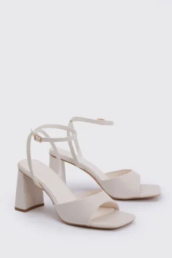 Escarpins Deux Brides Larges Coupe Large Talon Carré