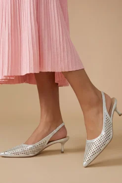 Oasis Escarpins Diana À Bride Arrière Et Petit Talon Avec Sequins Et Bout Pointu< Chaussures À Talons|Escarpins