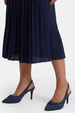 Wallis Escarpins Déjà à Bride Arrière et Talon Aiguille en synthétiquecuir avec Détail Nœud< Chaussures À Talons|Chaussures Dorées