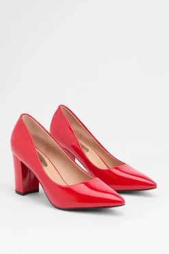 Escarpins Elaina À Talon Bloc En Synthétiquecuir