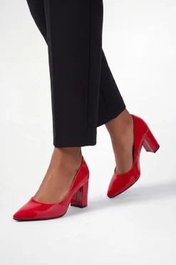 Escarpins Elaina À Talon Bloc En Synthétiquecuir