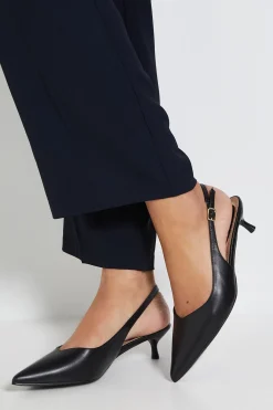 Escarpins Faelina En Synthétiquecuir À Bride Arrière Et Petit Talon