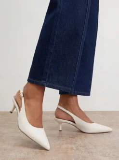 Escarpins Jess À Bride Arrière En Synthétiquecuir Avec Petit Talon