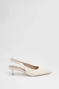 Escarpins Jess À Bride Arrière En Synthétiquecuir Avec Petit Talon