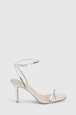 boohoo Escarpins métalliques à peine perceptibles à talon aiguille bas< Chaussures Festives|Chaussures À Talons