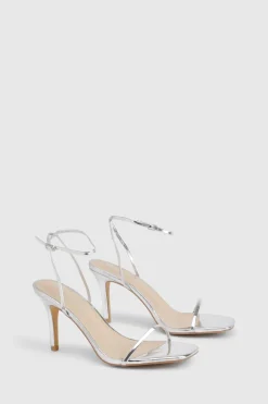 boohoo Escarpins métalliques à peine perceptibles à talon aiguille bas< Chaussures Festives|Chaussures À Talons