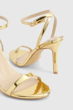 boohoo Escarpins Métallisés à Brides Fines Coupe Large< Chaussures Festives|Chaussures À Talons