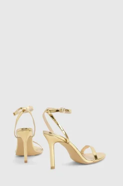 boohoo Escarpins Métallisés à Brides Fines Coupe Large< Chaussures Festives|Chaussures À Talons
