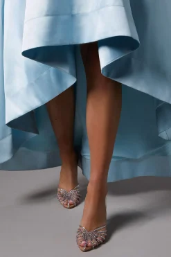 Coast Escarpins Penny à Talon Haut avec Bride Arrière et Détails Cage Ornés de Diamants< Chaussures À Talons|Escarpins