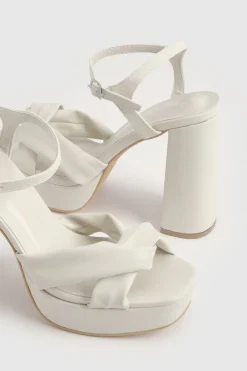 boohoo Escarpins À Plateforme Et Talon Bloc À Brides Croisées 2 Parties< Chaussures Festives|Chaussures À Talons