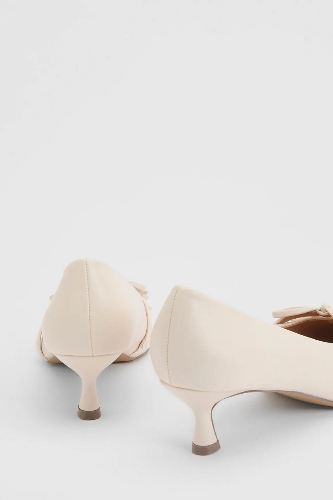 Escarpins Rita En Synthétiquecuir À Double Nœud Style Salomé Avec Petit Talon