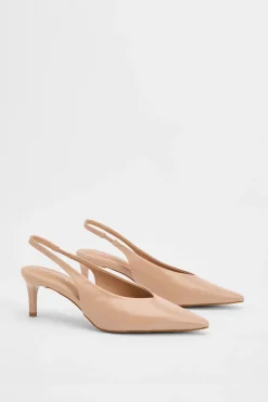 boohoo Escarpins Slingback À Bout Carré Et Petit Talon< Chaussures Festives|Chaussures À Talons