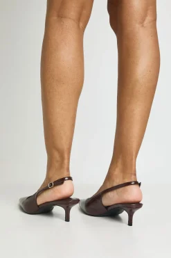 boohoo Escarpins Slingback À Bout Pointu Et Talon Chaton< Chaussures Festives|Chaussures À Talons