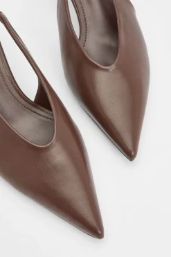 Escarpins Slingback À Petit Talon