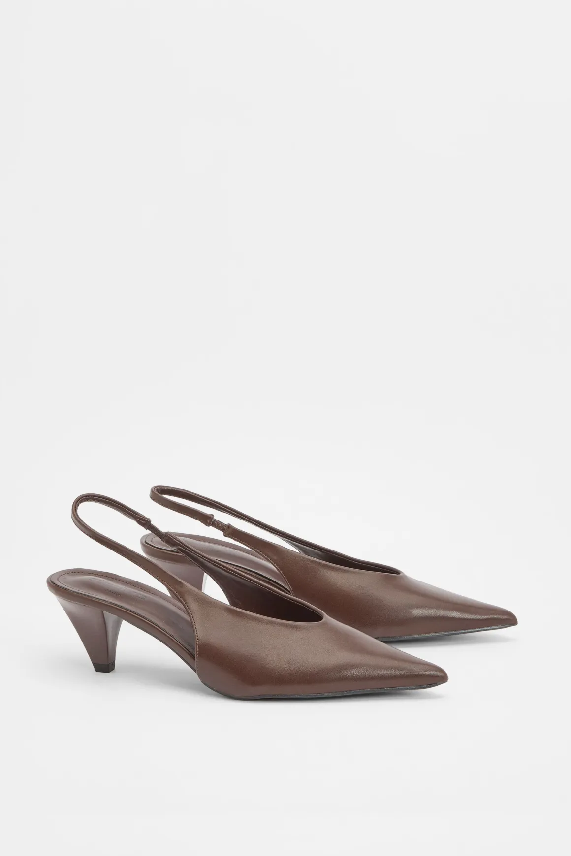 Escarpins Slingback À Petit Talon