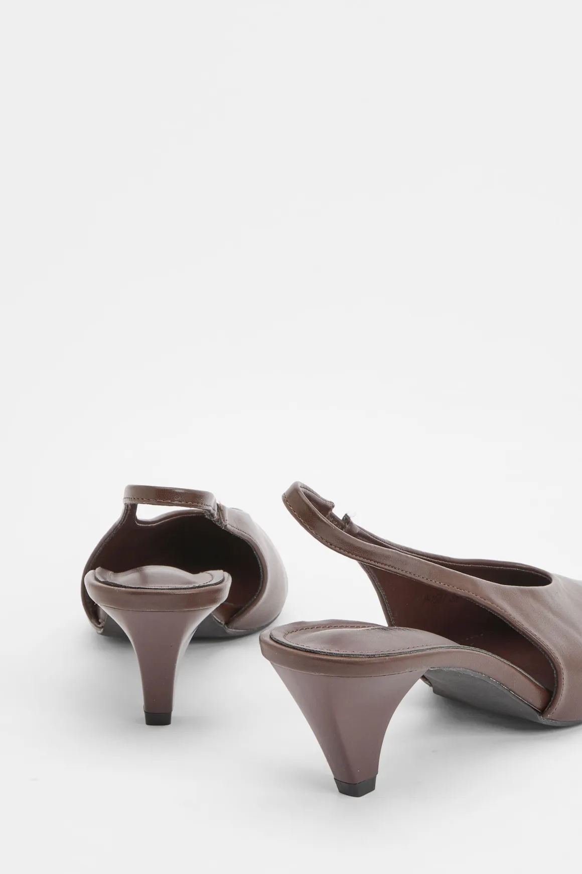 Escarpins Slingback À Petit Talon