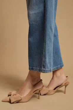 Oasis Escarpins Slingback À Talon Aiguille Haut En Synthétique Rose Avec Détail Nœud< Chaussures À Talons|Escarpins