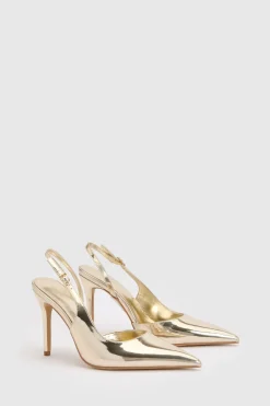 Escarpins Slingback À Talons Hauts Coupe Large