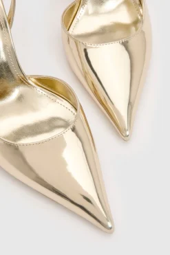 Escarpins Slingback À Talons Hauts Coupe Large