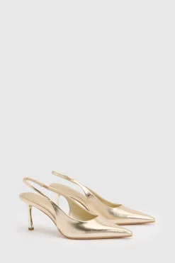 Escarpins Slingback À Talon Stiletto Mi-haut