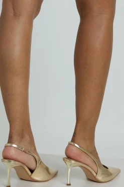 Escarpins Slingback À Talon Stiletto Mi-haut