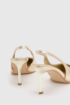 Escarpins Slingback À Talon Stiletto Mi-haut