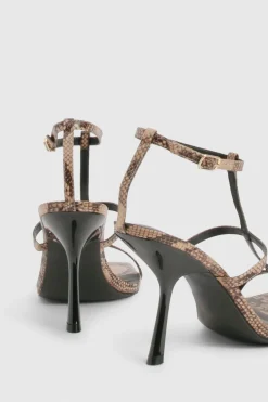 boohoo Escarpins Stiletto à Triple Bride Imprimé Synthétique< Chaussures Festives|Chaussures À Talons