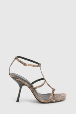 boohoo Escarpins Stiletto à Triple Bride Imprimé Synthétique< Chaussures Festives|Chaussures À Talons