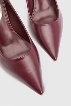 Wallis Escarpins À Talon Aiguille Haut Amara En Synthétiquecuir< Chaussures À Talons|Looks Bordeaux