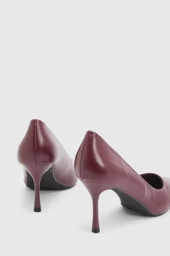 Wallis Escarpins À Talon Aiguille Haut Amara En Synthétiquecuir< Chaussures À Talons|Looks Bordeaux