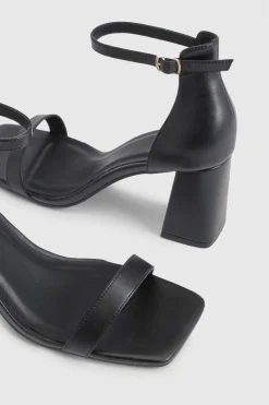 boohoo Escarpins À Talon Bloc Mi-Hauteur 2 Parties Coupe Large< Chaussures Festives|Chaussures À Talons