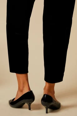 Dorothy Perkins Escarpins À Talon Bobine En Synthétiquecuir Verni Dove Coupe Large< Chaussures À Talons|Escarpins