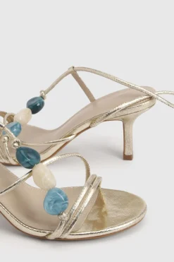 boohoo Escarpins À Talons Aiguilles Asymétriques Avec Brides Et Détails De Perles< Chaussures Festives|Chaussures À Talons