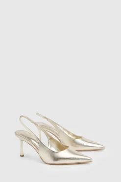 boohoo Escarpins à Talons Aiguilles Bride Arrière Coupe Large< Chaussures Festives|Chaussures À Talons