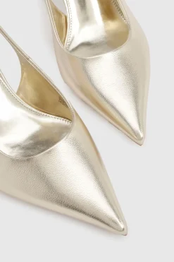 boohoo Escarpins à Talons Aiguilles Bride Arrière Coupe Large< Chaussures Festives|Chaussures À Talons