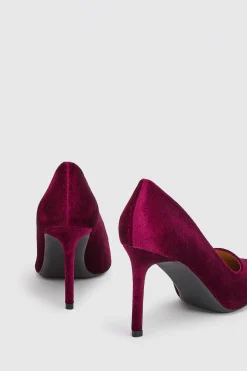 Dorothy Perkins Escarpins À Talons Aiguilles Hauts Pointus En Velours Dash Coupe Large< Chaussures À Talons|Escarpins