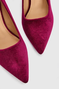 Dorothy Perkins Escarpins À Talons Aiguilles Hauts Pointus En Velours Dash Coupe Large< Chaussures À Talons|Escarpins