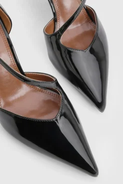 Escarpins à Talons Aiguilles Hauts avec Détail de Bride Asymétrique