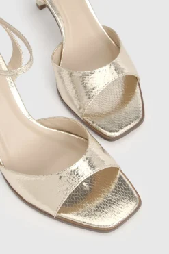 boohoo Escarpins À Talons Aiguilles Hauts À Bout Rond Et Bride Double< Chaussures Festives|Chaussures À Talons