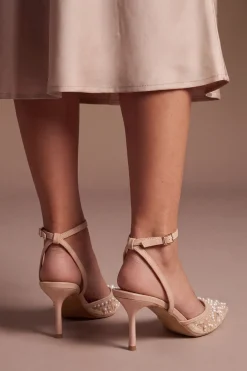Escarpins À Talons Aiguilles Maria En Synthétiquecuir Ornés De Paillettes