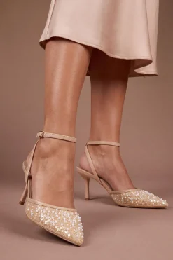 Escarpins À Talons Aiguilles Maria En Synthétiquecuir Ornés De Paillettes